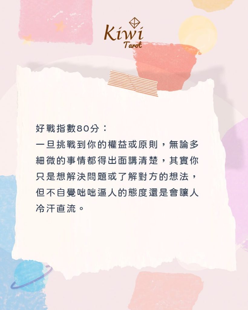 就要爭到底!我最近的好戰指數有多高?– 大眾占卜測驗 6 2025051105 my fight index